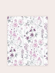 Laura Ashley Pale Purple Wild Meadow A4 Wallpaper Sample - Image 2 of 2