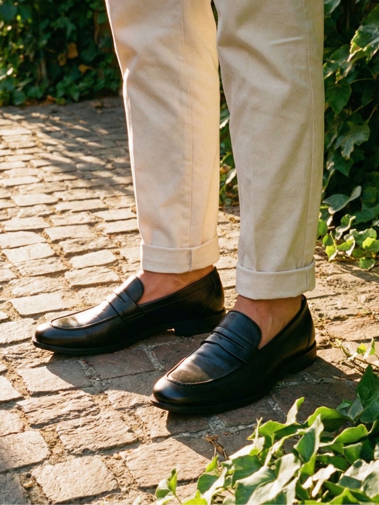 Novo Black NEPTUNE Slip On Loafer - Image 1 of 4 Novo Black NEPTUNE Slip On Loafer - Image 1 of 4