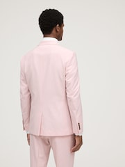 Pink Regular Fit Motionflex Stretch Suit Jacket - Image 3 of 10
