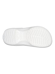 Białe chodaki Crocs Classic na platformie z puszystą wyściółką - Image 11 of 11