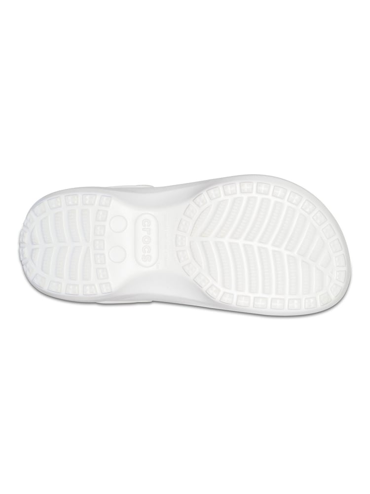 Białe chodaki Crocs Classic na platformie z puszystą wyściółką - Image 11 of 11