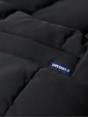 Superdry Black Everest Hooded Puffer Gilet - Image 10 of 10