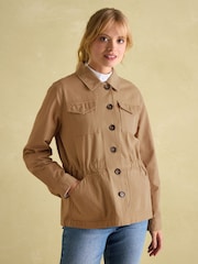 Joules Twyford Tan Brown Safari Jacket - Image 1 of 6