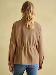 Joules Twyford Tan Brown Safari Jacket - Image 2 of 6