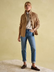 Joules Twyford Tan Brown Safari Jacket - Image 4 of 6