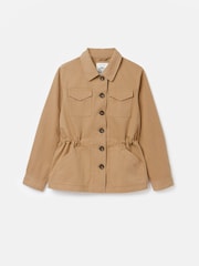 Joules Twyford Tan Brown Safari Jacket - Image 6 of 6