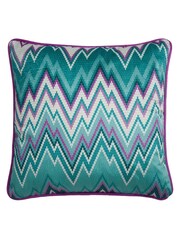 Laurence Llewelyn-Bowen Blue Pants on Fire Filled Cushion - Image 2 of 5
