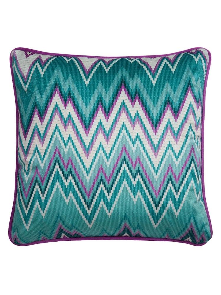 Laurence Llewelyn-Bowen Blue Pants on Fire Filled Cushion - Image 2 of 5