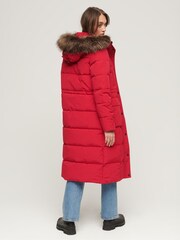 Superdry Red Everest Longline Puffer Coat - Image 2 of 6