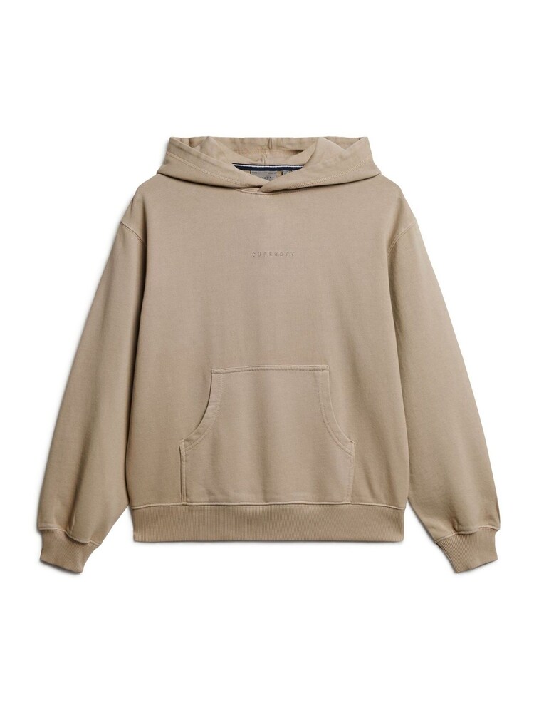 Sweat à capuche Superdry ample brodé à micro logo - Image 4 of 6