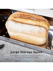 Tower White Solitaire Bread Bin - Image 1 of 5