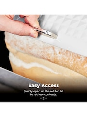 Tower White Solitaire Bread Bin - Image 2 of 5