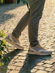 Novo Grey Naveen Lace Up Trainers - Image 1 of 4