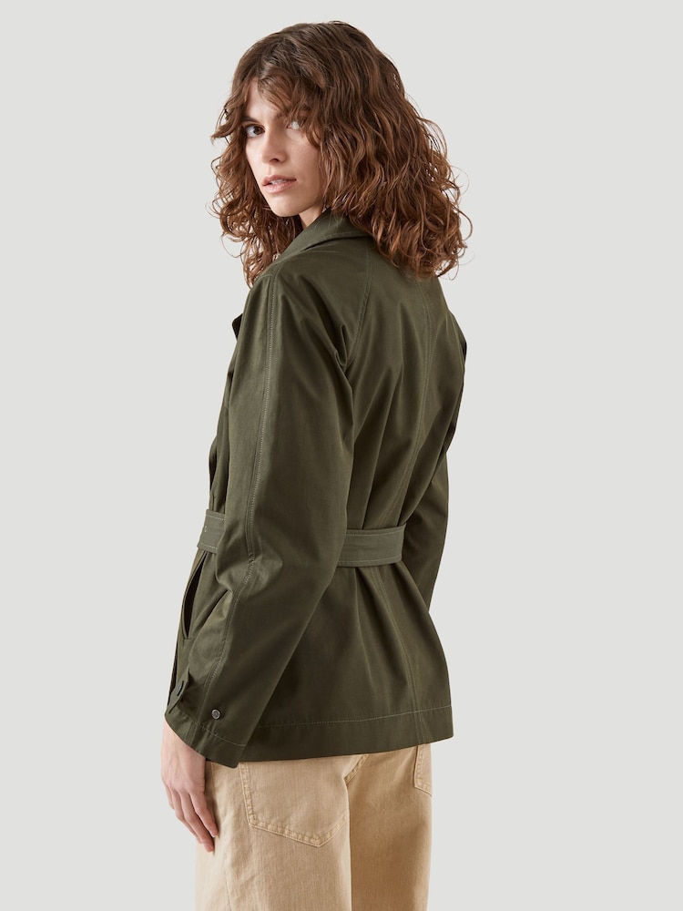 Kaldtvaer Green Kristian Short Trench Coat - Image 2 of 6