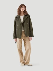 Kaldtvaer Green Kristian Short Trench Coat - Image 5 of 6