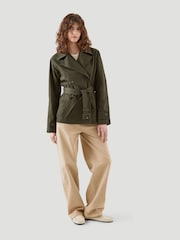 Kaldtvaer Green Kristian Short Trench Coat - Image 6 of 6
