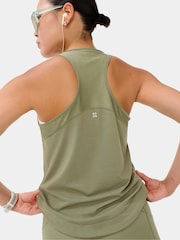 Sweaty Betty Green Breathe Easy Mesh Run Vest - Image 4 of 5