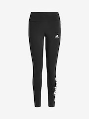 adidas Black Essentials Linear Logo Leggings - Image 5 of 5