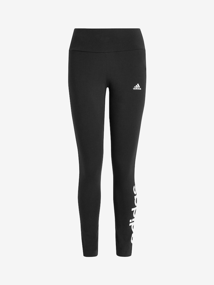 adidas Black Essentials Linear Logo Leggings - Image 5 of 5