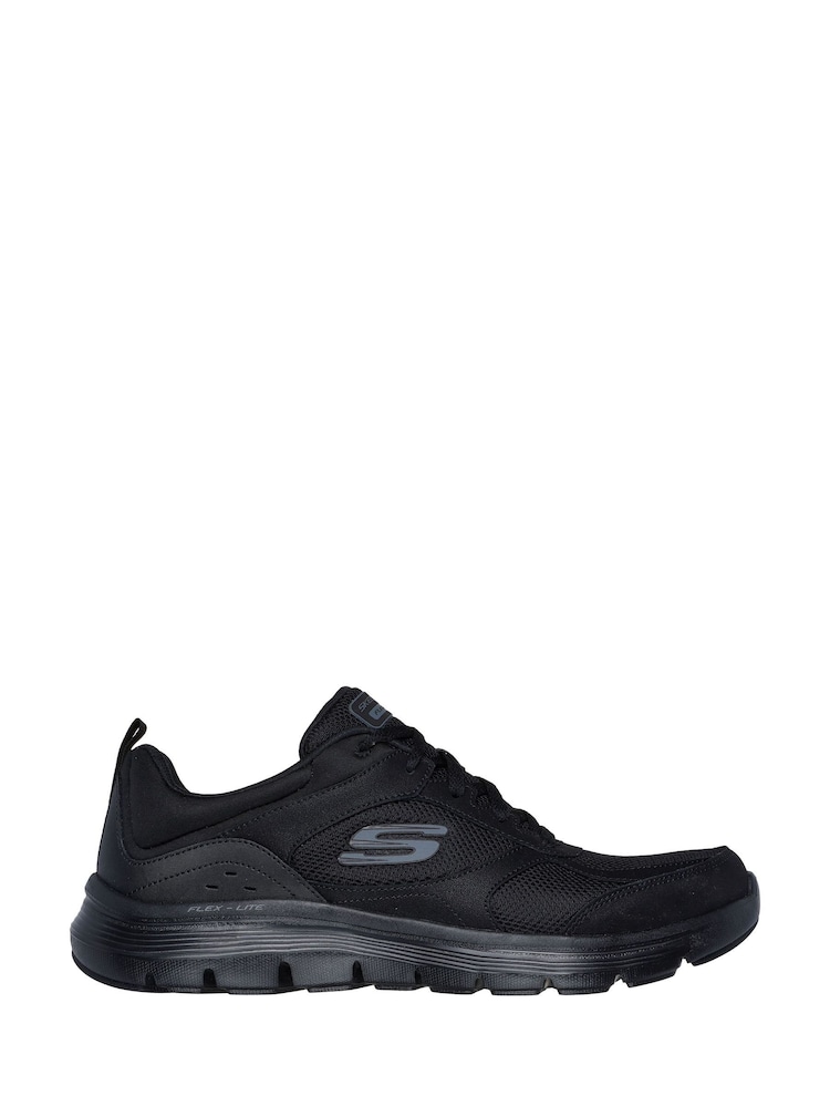 Skechers Black Flex Advantage Mens 5.0 Trainers - Image 1 of 5