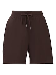 Sweaty Betty Brown Explorer 5.5 Side Stripe Shorts - Image 5 of 6