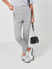 Monochrome Ponte Zip Detail Leggings - Image 3 of 7