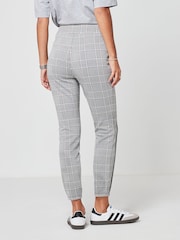 Monochrome Ponte Zip Detail Leggings - Image 4 of 7