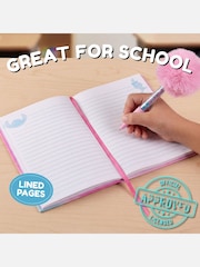 Peers Hardy Pink Lilo & Stitch Notebook And Fluffy Ink Pen Set - Image 4 of 8
