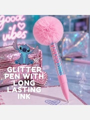Peers Hardy Pink Lilo & Stitch Notebook And Fluffy Ink Pen Set - Image 5 of 8