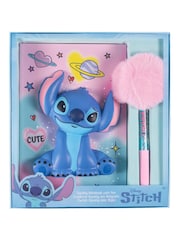 Peers Hardy Pink Lilo & Stitch Notebook And Fluffy Ink Pen Set - Image 8 of 8