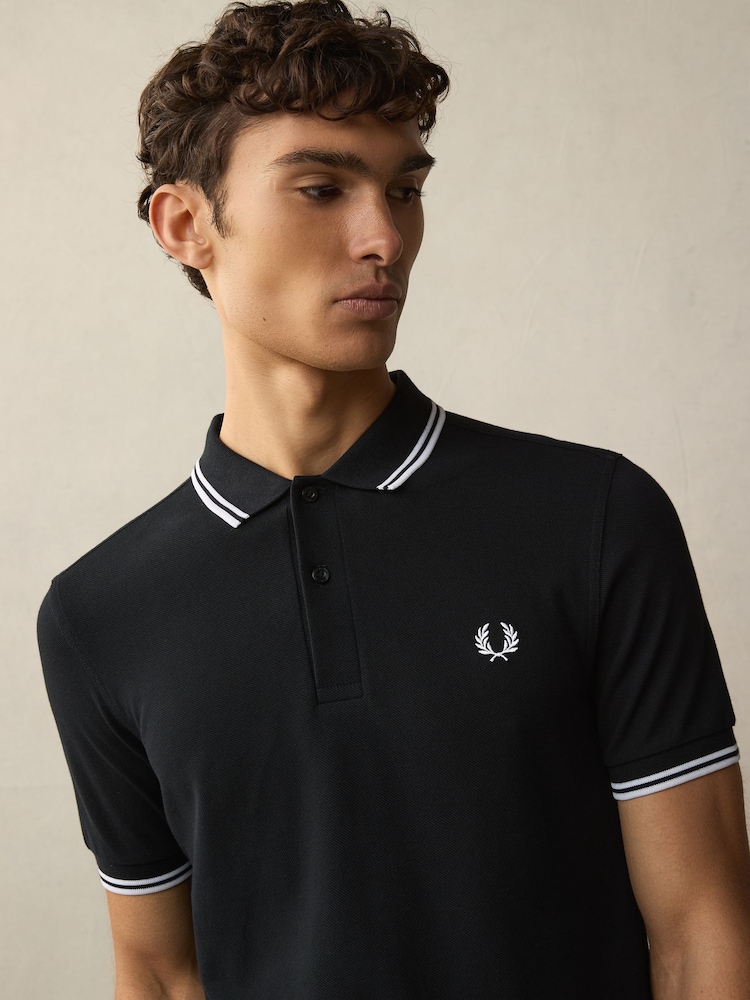 Fred Perry Twin Tipped Polo Shirt - Image 5 of 9