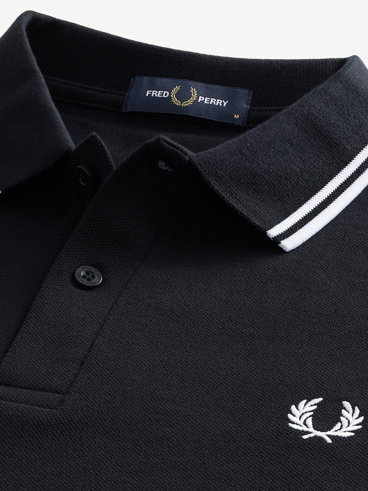 Fred Perry Twin Tipped Polo Shirt - Image 7 of 9