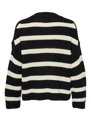 Jdy Gestrickter Pullover mit gestreiften Schultern - Bild 7 von 7