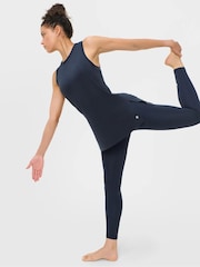 ブルー - Sweaty Betty Soft Flow Studio ロングライン タンクトップ - 画像 2 / 6