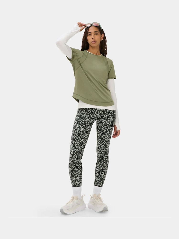 Sweaty Betty Green Breathe Easy Mesh T-Shirt - Image 2 of 6 Sweaty Betty Green Breathe Easy Mesh T-Shirt - Image 2 of 6