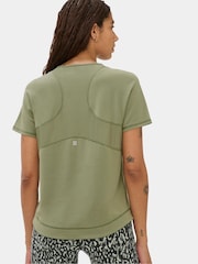 Sweaty Betty Green Breathe Easy Mesh T-Shirt - Image 4 of 6