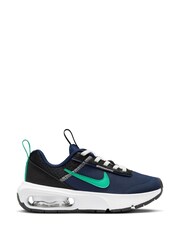Nike Navy/Green Junior Air Max INTRLK Lite Trainers - Image 1 of 10
