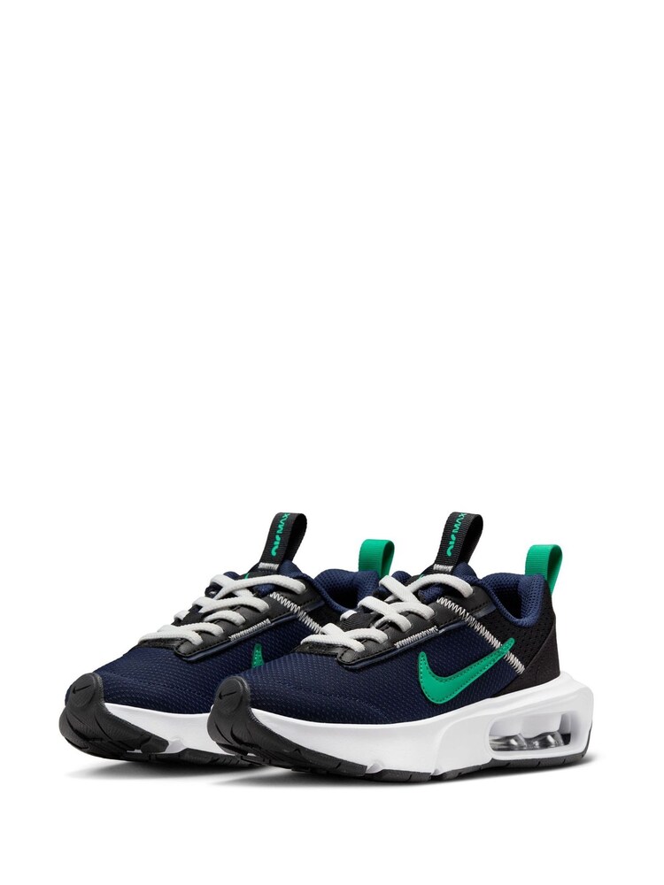Marine/Vert - Nike Baskets Junior Air Max INTRLK Lite - Image 5 of 10