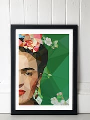 East End Prints Black Frida Crop by Studio Cockatoo Black Framed Print - Image 1 of 4
