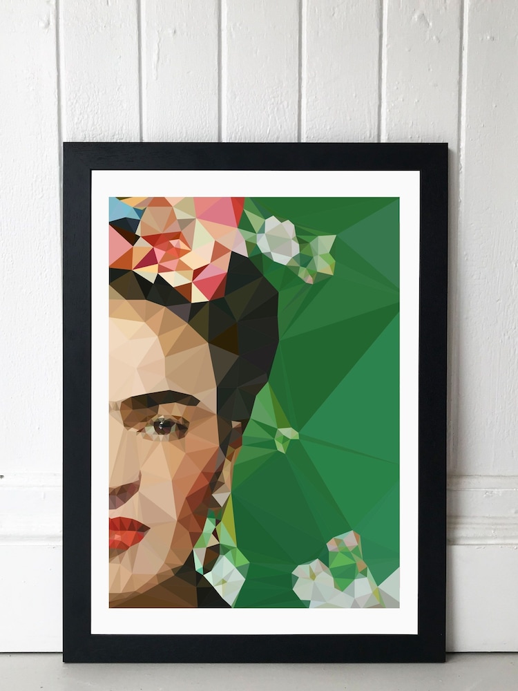 East End Prints Black Frida Crop by Studio Cockatoo Black Framed Print - Image 1 of 4
