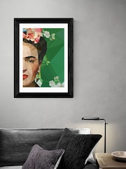 East End Prints Black Frida Crop by Studio Cockatoo Black Framed Print - Image 3 of 4