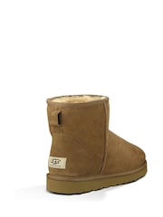 UGG Chestnut Brown Classic Mini Boots - Image 4 of 5