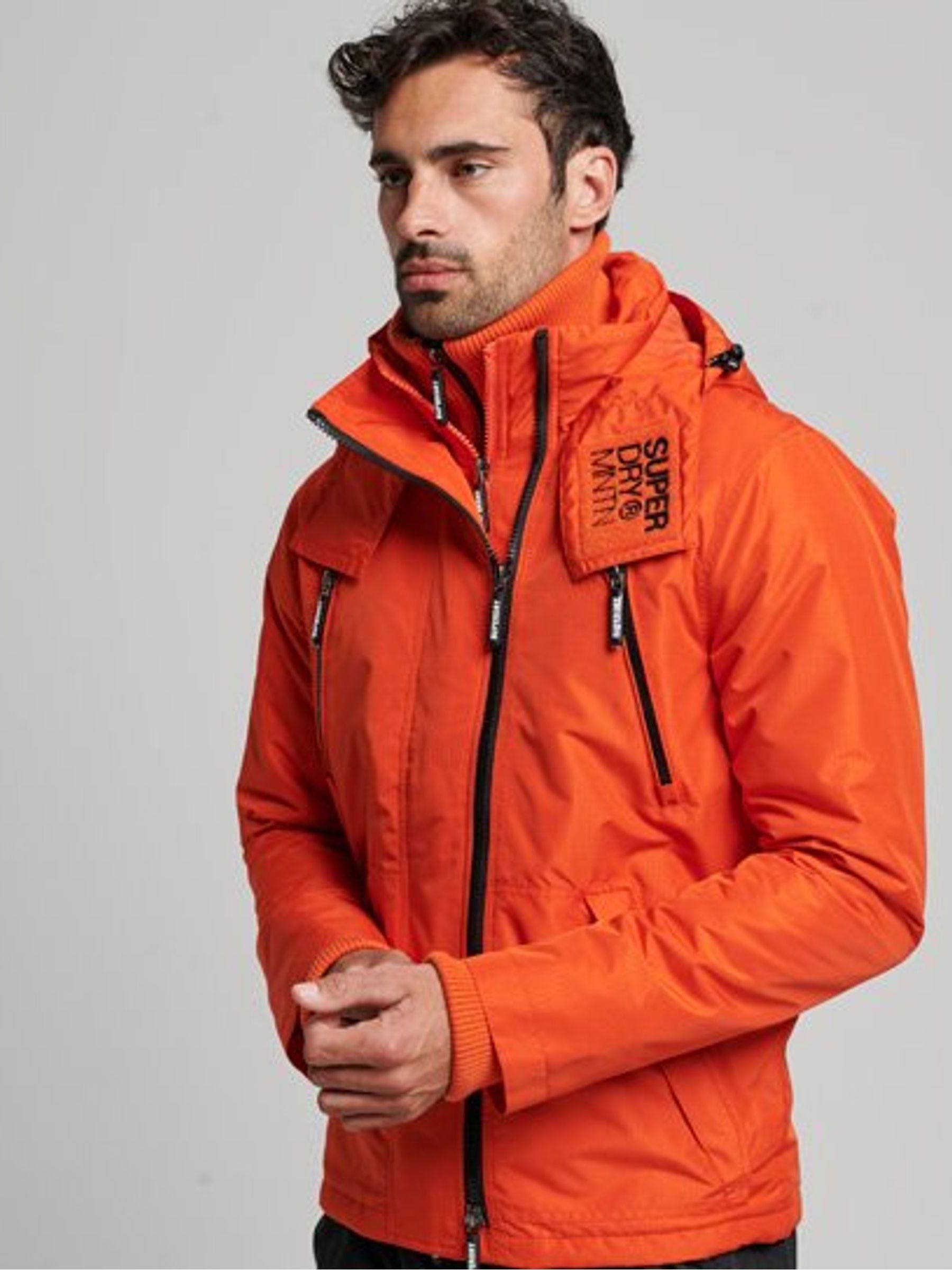 Superdry orange coat online