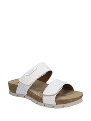 Josef Seibel Lucie White Sandals - Image 2 of 5