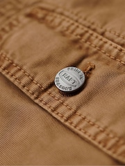Superdry Brown Canvas Workwear Overshirt - Image 2 of 7