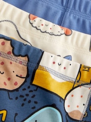Blue/Green Food Snuggle Pyjamas 3 Pack (9mths-8yrs) - Image 12 of 13