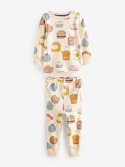 Blue/Green Food Snuggle Pyjamas 3 Pack (9mths-8yrs) - Image 6 of 13