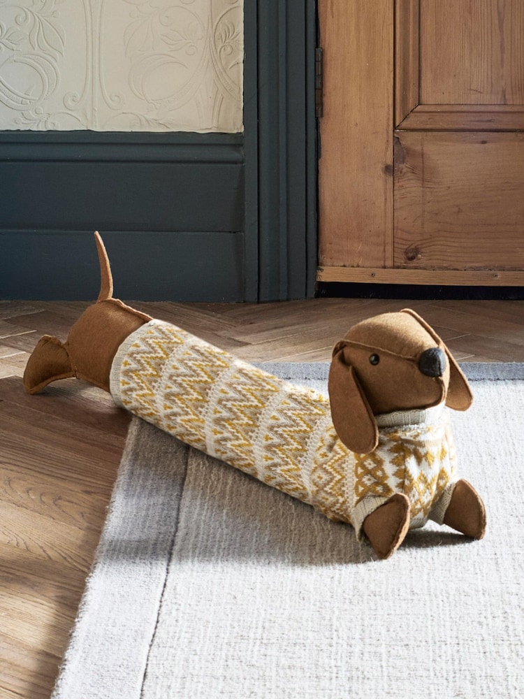 Brown Don the Dachshund Draught Excluder - Image 1 of 4