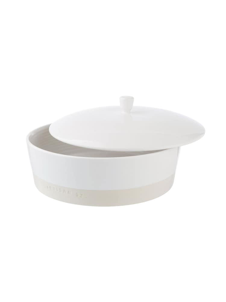 Artisan Street White Serving Dish With Lid - Image 3 of 3 Artisan Street White Serving Dish With Lid - Image 3 of 3