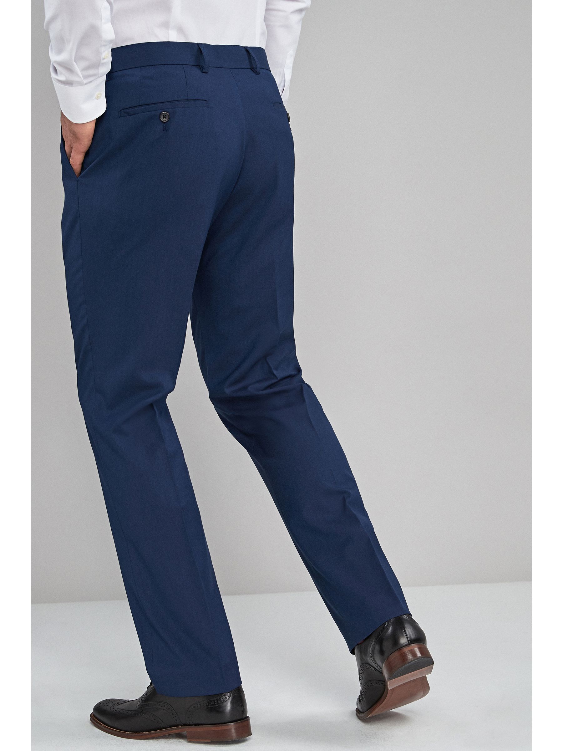 Stretch navy pants top